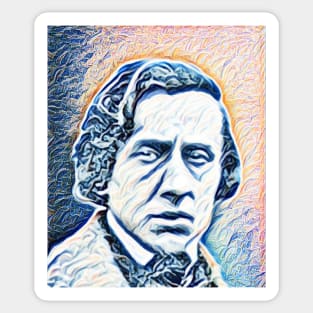 Frédéric Chopin Portrait | Frédéric Chopin Artwork 12 Sticker